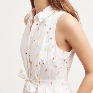 Anthropologie HD Paris Ice Cream Print Shirt Dress